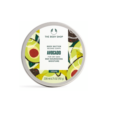 The Body Shop Body Butter Avocado For Dry Skin Moisture 200ml - Shams Shopping Centre Body Shop  