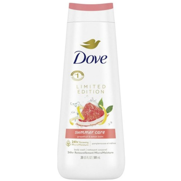 Dove Limited Edition Summer Care Grape & Lemon Balm  Body Wash 591ml - Shams Shopping Centre Dove  