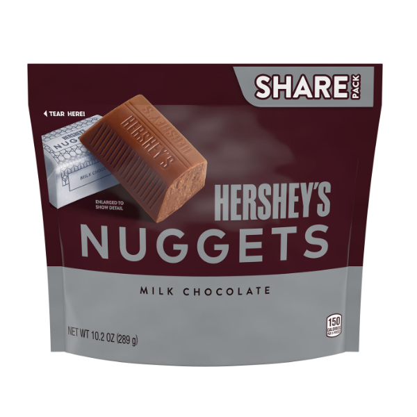 Hershey's Nuggets Milk Chocolate Sharing Pack 289g - Shams Shopping Centre Hersheys  