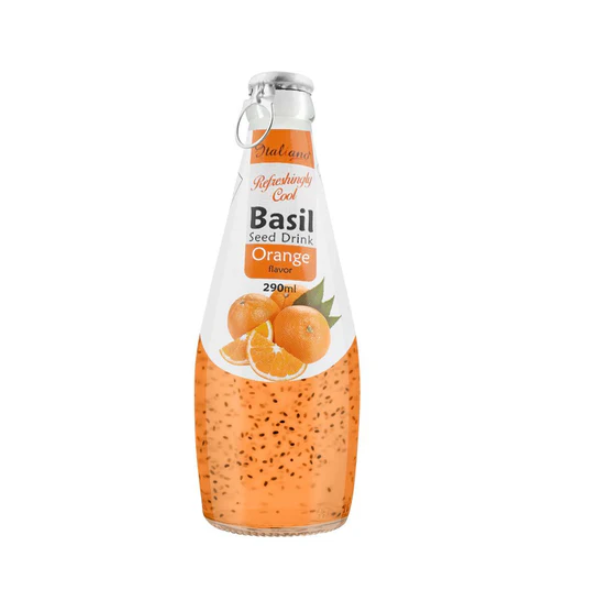 Italiano Basil Seed Drink Orange 290ml