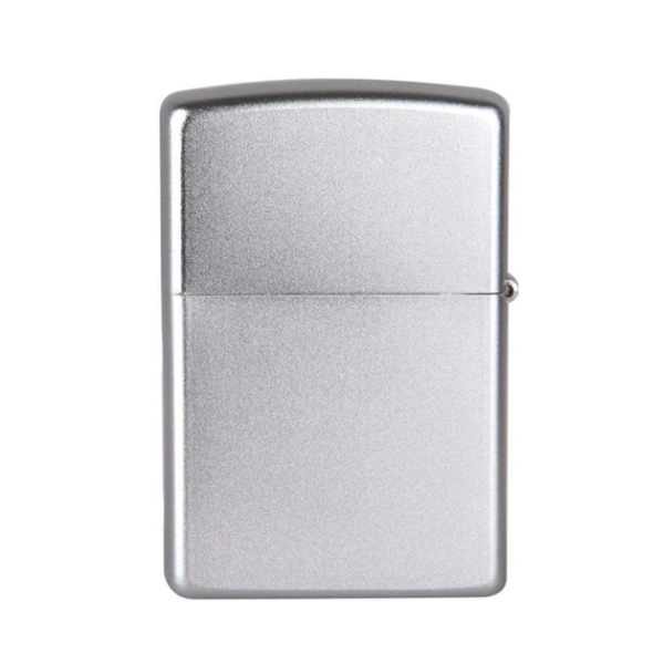 Zippo 205 400008 Reg Satin Chrome Da - Shams Shopping Centre Zippo  