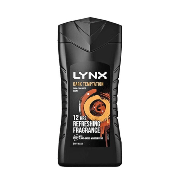 LYNX Dark Temptation Chocolate Body Wash 225ml - Shams Shopping Centre Lynx  