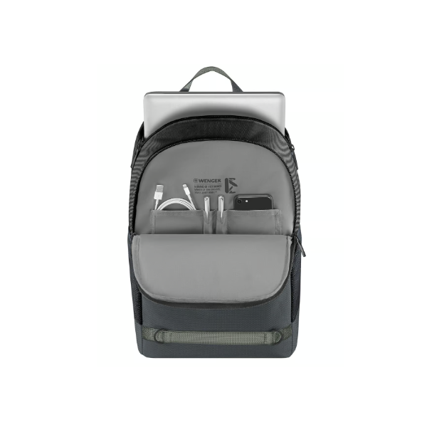 Wenger NEXT Tyon Laptop Backpack - Gravity Black 653182 - Shams Shopping Centre Wenger  