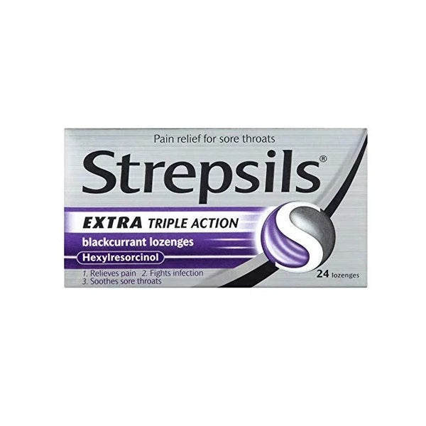 Strepsils Extra Triple Action 24 Lozenges