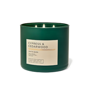BBW White Barn Cypress & Cedarwood Scented Candle 411g - Shams Shopping Centre Bath & Body Works  