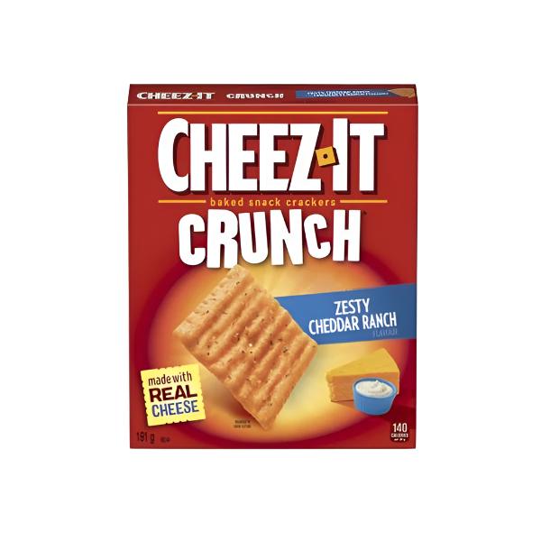 Cheez It Crunch Zesty Cheddar Ranch 191g - Shams Shopping Centre Cheez It  