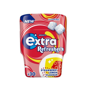 Wrigley's Extra Gum Refreshers Strawberry Leomon 30p - Shams Shopping Centre Wrigley'S  