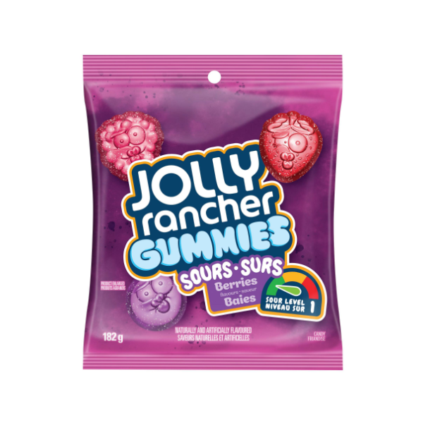 Jolly Rancher Gummies Sour Berries 182g