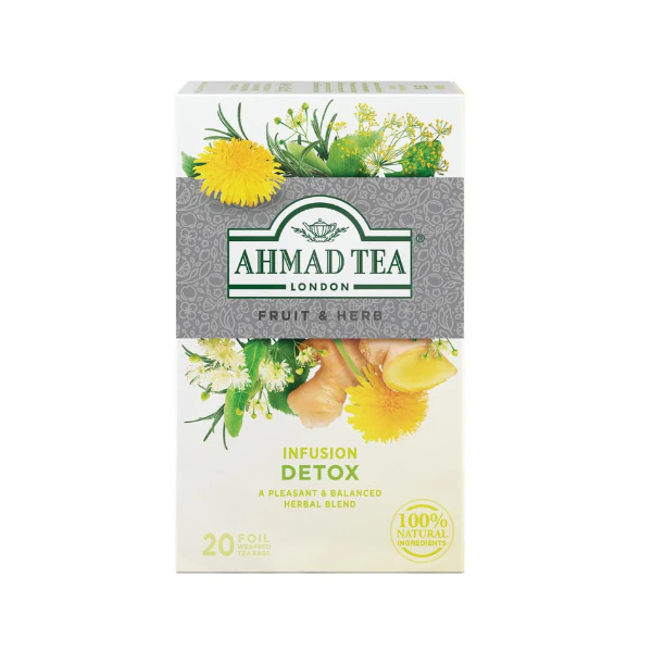 Ahmad Tea Fruit & Herbal Infusion Detox Teabags 20s - Shams Shopping Centre Ahmad Tea  