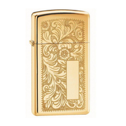 Zippo Lighter Slm Brass Venetian 1652B - Shams Shopping Centre Zippo  