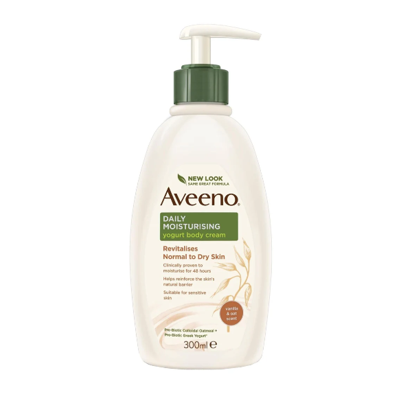 Aveeno Daily Moisturising Yogurt Body Cream 300ml - Shams Shopping Centre Aveeno  