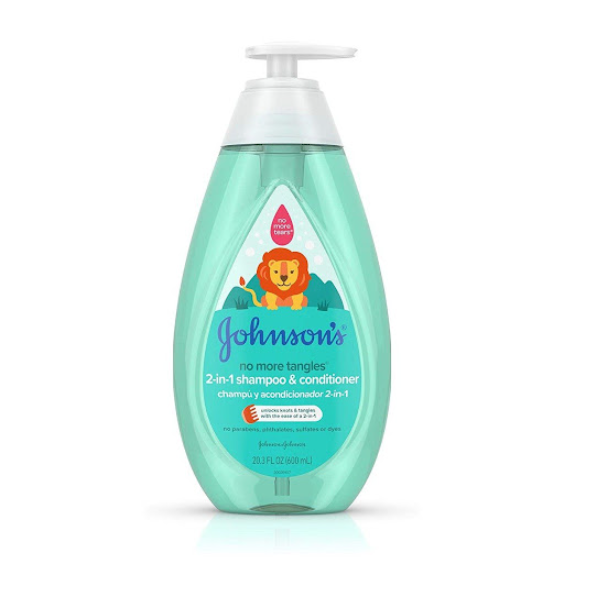 Johnson's No More Tangles 2In1 Shampoo 600ml - Shams Shopping Centre Johnsons  