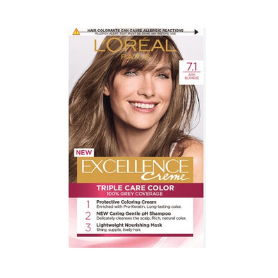 Loreal Excellence Creme 7.1 Blond Ash - Shams Shopping Centre Loreal  