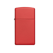 Zippo Lighter Slim Red Matte 1633 - Shams Shopping Centre Zippo  