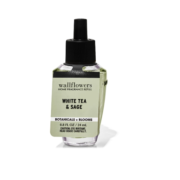 BBW White Tea & Sage Wallflowers Fragrance Refill 24ml - Shams Shopping Centre Bath & Body Works  