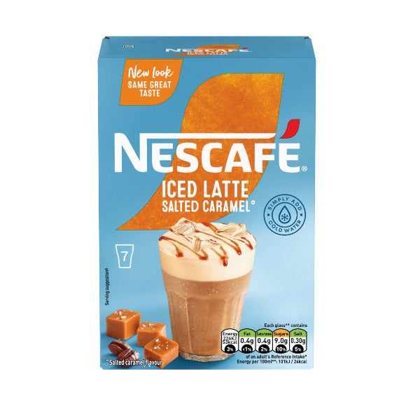 Nescafe Gold Iced Latte Salted Caramel 101.5g - Shams Shopping Centre Nestle  