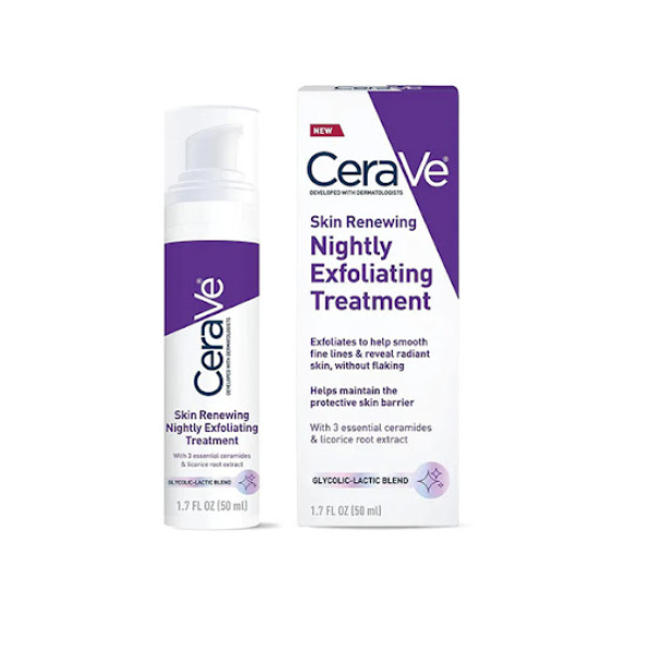 CeraVe Skin Renewing Nightly Exfoliating Treatment 50ml - Shams Shopping Centre Cerave  