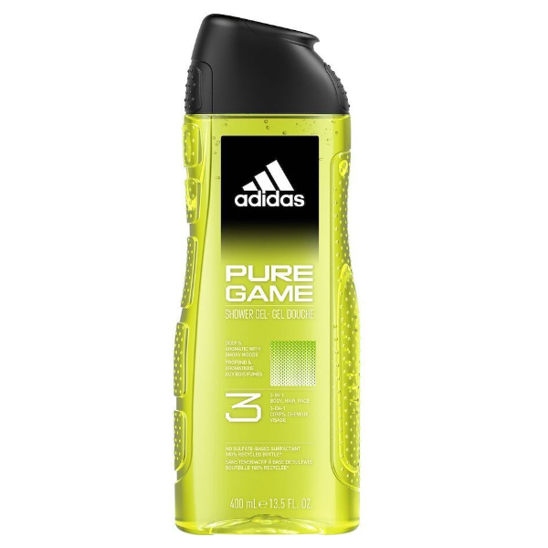 Adidas Pure Game Shower Gel 3In1 400ml - Shams Shopping Centre Addidas  