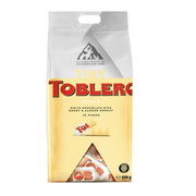 Toblerone Tiny White Bag 256g - Shams Shopping Centre Toblerone  