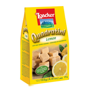 Loacker Quadratini Lemon Wafer 125g - Shams Shopping Centre Loacker  