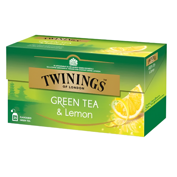 Twinings Green Tea & Lemon 25 Tea Bags 37.5g - Shams Shopping Centre Twinings  
