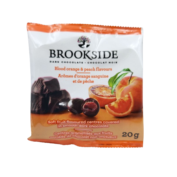 Brookside Blood Orange & Peach Dark Chocolate 20g