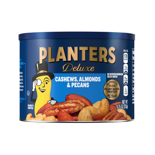 Planters Deluxe Cashews, Almonds & Pecans 8.25OZ (233g)