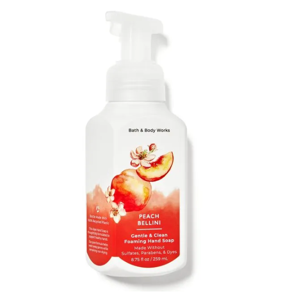 BBW Peach Bellini Gentle Foaming Hand Soap 259ml - Shams Shopping Centre Bath & Body Works  