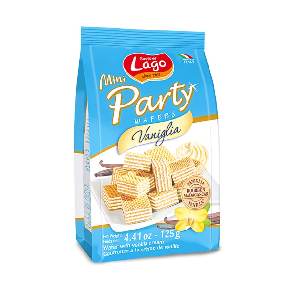 Lago Mini Pastry Wafers Vanilla 125g - Shams Shopping Centre Lago  