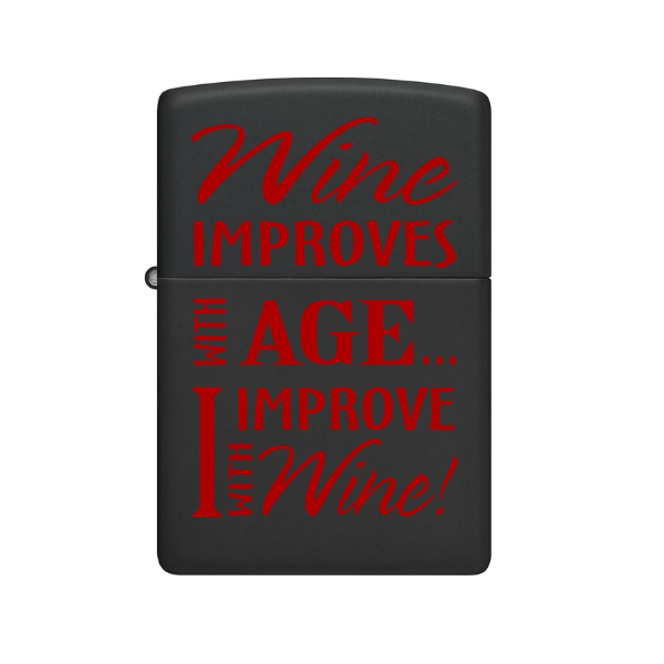 Zippo 218 400492 Regular Black Matte - Shams Shopping Centre Zippo  