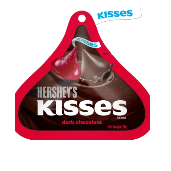 Hersheys Kisses Dark Chocolate 36g