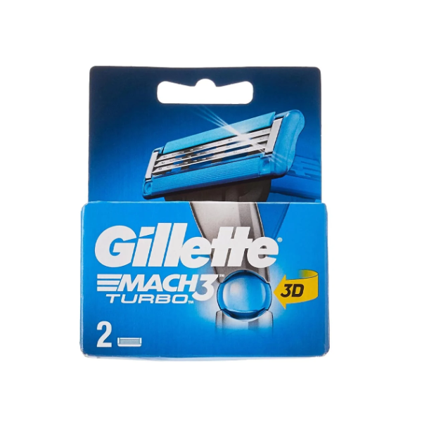 Gillette Mach3 Turbo Cat 2pcs - Shams Shopping Centre Gillette  