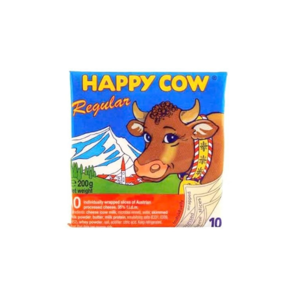Happy Cow Regular Slice Cheese 200g