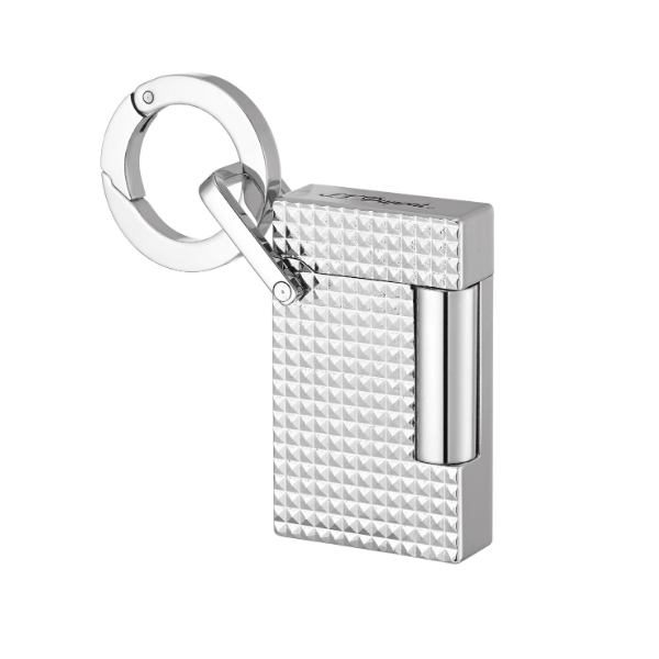 S.T. Dupont Lighter Key Rings/Chrome (027002KR) - Shams Shopping Centre ST Dupont  