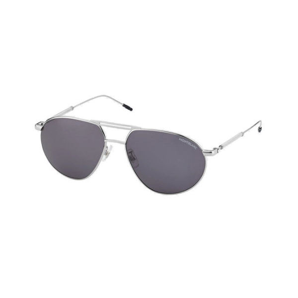 Montblanc Meisterstück Geometry Aviator Silver Sunglasses (Y) - Shams Shopping Centre Mont Blanc  