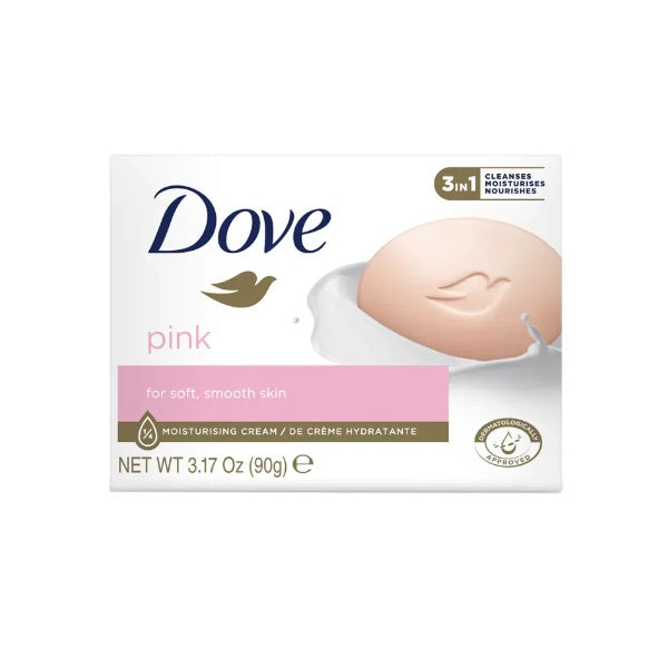 Dove Pink Soap Bar 90gx4pcs