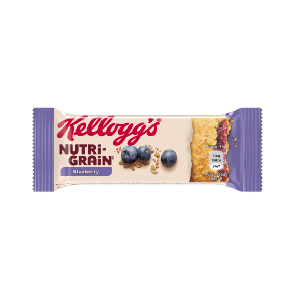 Kellogg's Nutri-Grain Blueberry 37g - Shams Shopping Centre Kelloggs  