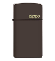 Zippo 49266Zl 49266 Slim Brown Zippo Logo - Shams Shopping Centre Zippo  