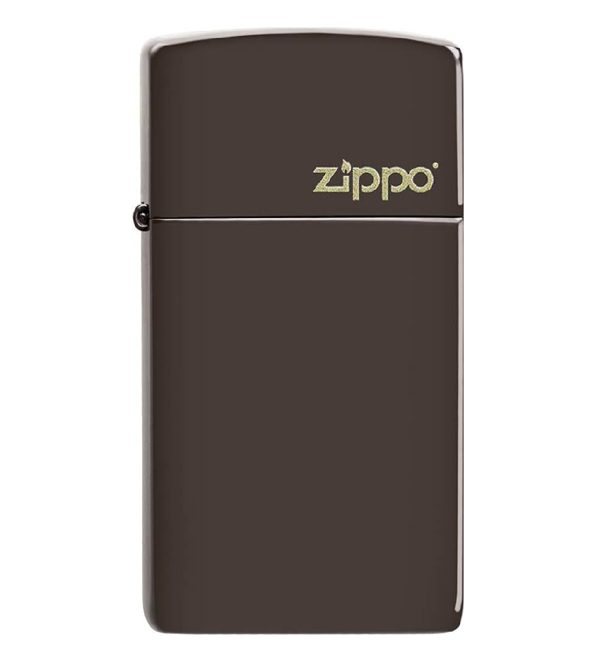 Zippo 49266Zl 49266 Slim Brown Zippo Logo - Shams Shopping Centre Zippo  