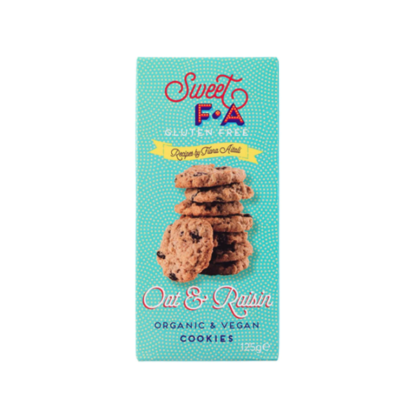 Sweet FA Oat & Raisin Cookies 125g - Shams Shopping Centre Sweet FA  