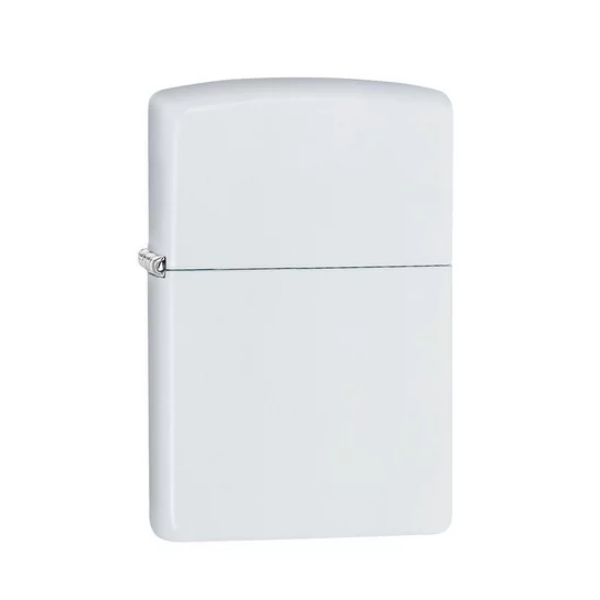 Zippo Lighter Regular White Matte 214 - Shams Shopping Centre Zippo  