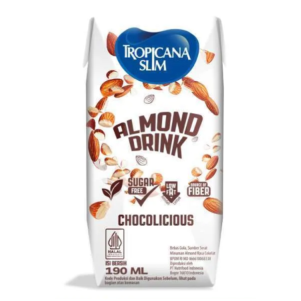 Tropicana Slim Almond Drink Chocolicious Milk 190ml
