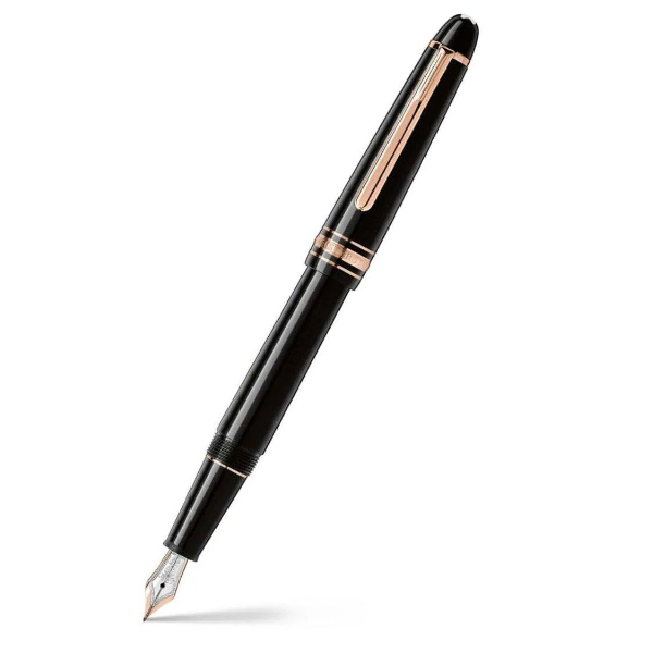 Montblanc Meisterstuck Rose Gold-Coated Fountain Pen-112676 - Shams Shopping Centre Mont Blanc  