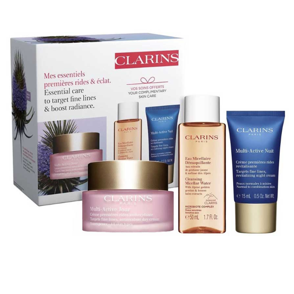 Clarins Multi-Active Skin Essential Set - Shams Shopping Centre Clarins  