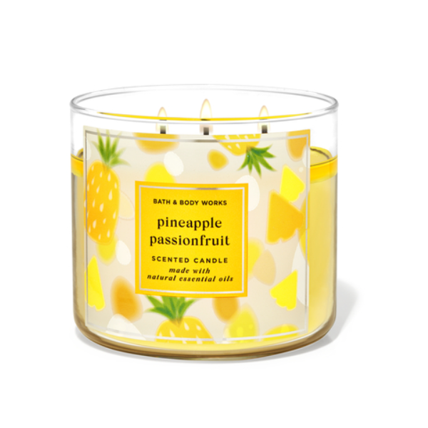 BBW White Barn Pineapple Passion Fruit Candle 411g - Shams Shopping Centre Bath & Body Works  
