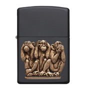 Zippo Three Monkeys Genuine Lighter - Shams Shopping Centre Zippo  
