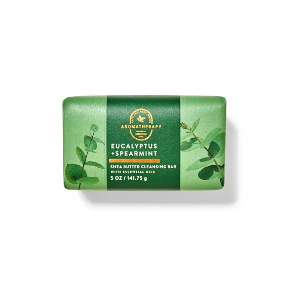 BBW Aromatherapy Eucalyptus+Spearmint Shea Butter Cleansing Bar 141.7g - Shams Shopping Centre Bath & Body Works  