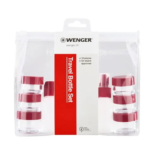 Wenger Travel Bottle Set Clear 611888 - Shams Shopping Centre Wenger  