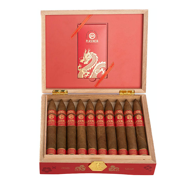 Plasencia Year of The Dragon 10 Cigar Box  (Full Box) - Shams Shopping Centre Plasencia  