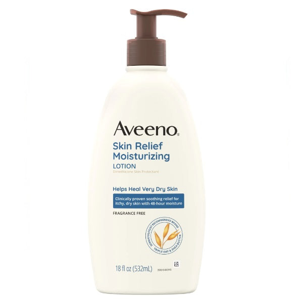 Aveeno Skin Relief Moistrurizing Helps Heal Very Dry Lotion 532ml (18Oz) - Shams Shopping Centre Aveeno  
